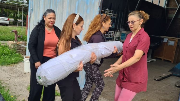 Cooperativas de Concarán y Villa de Merlo recibieron elementos de trabajo