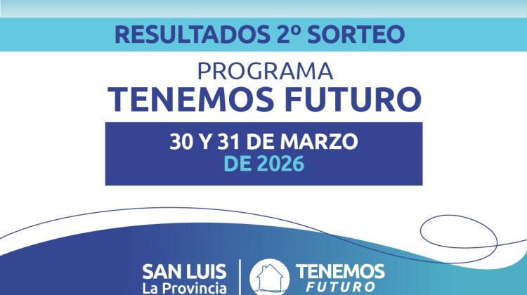‘Tenemos Futuro’: estos son los resultados del segundo sorteo