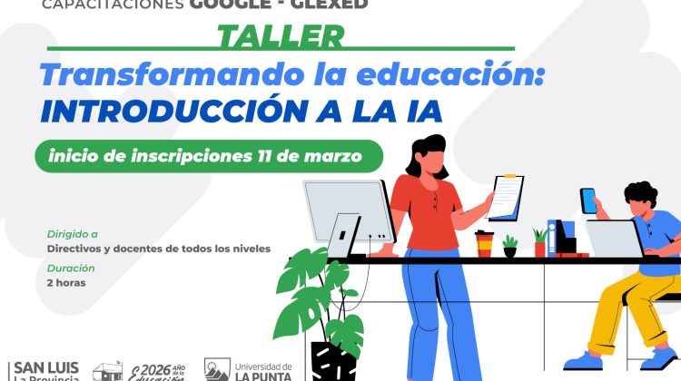 La ULP lanza una serie de talleres gratuitos sobre Inteligencia Artificial para docentes