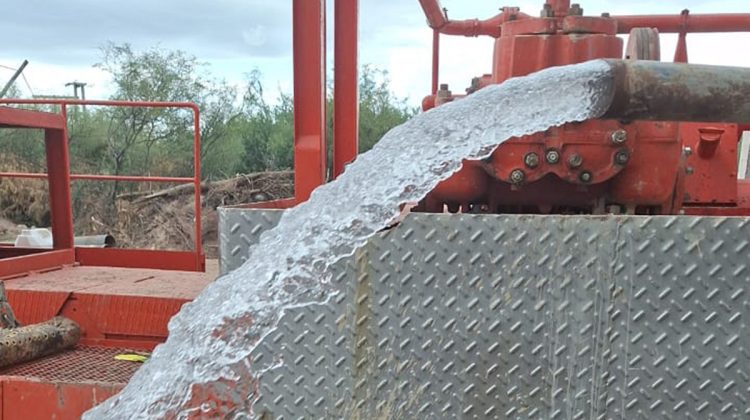 Finalizó la obra de perforación en ‘Los Coros’ para optimizar el suministro de agua cruda en Beazley