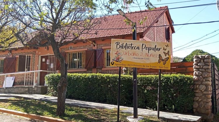 La biblioteca de Potrero de los Funes crece junto a la comunidad