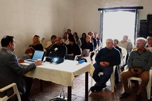 El historiador Guillermo Genini brindó una conferencia sobre José Santos Ortiz