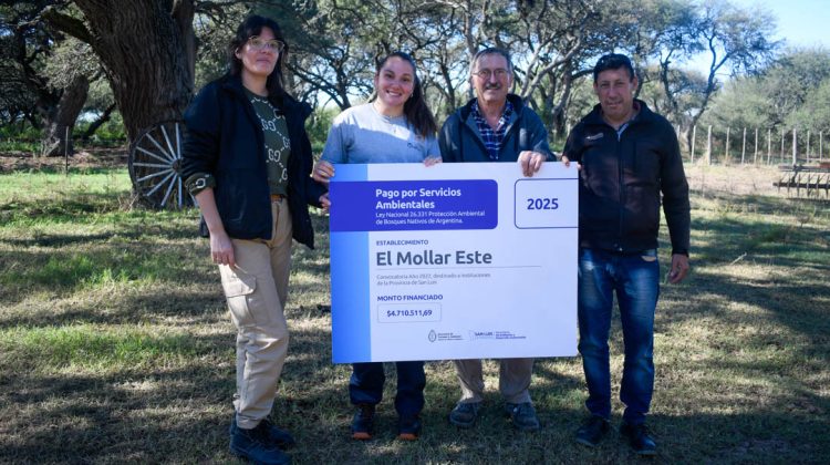 Realizaron nuevas certificaciones de obra dentro del Programa de Pagos por Servicios Ambientales