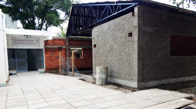 La ampliación de la escuela especial ‘Jorge Aostri’ ya supera el 60% de avance