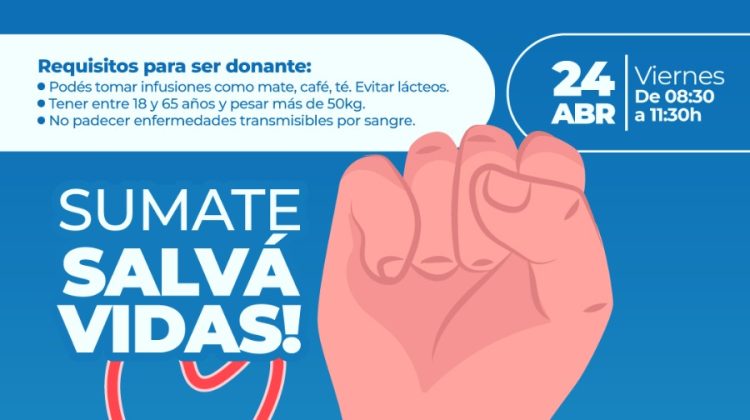 Jornada de donación de sangre: una oportunidad para salvar vidas