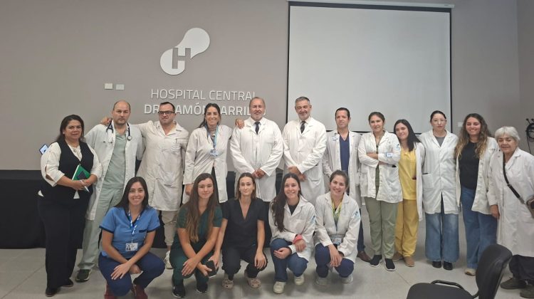 Un especialista en educación médica visitó el Hospital Central ‘Ramón Carrillo’