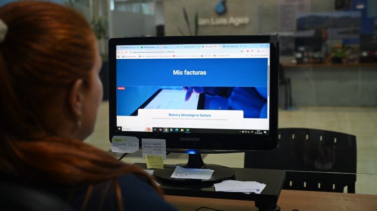 San Luis Agua informó cómo acceder y abonar la facturación del servicio