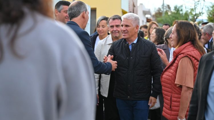 Poggi inauguró la segunda etapa de una obra muy esperada en Concarán