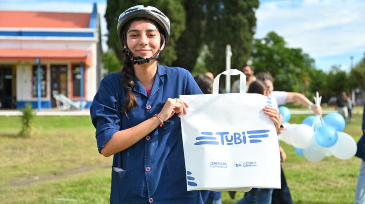 El ‘Desafío Mi Primer Kilómetro’ invitó a pedalear a los alumnos de escuelas de Concarán