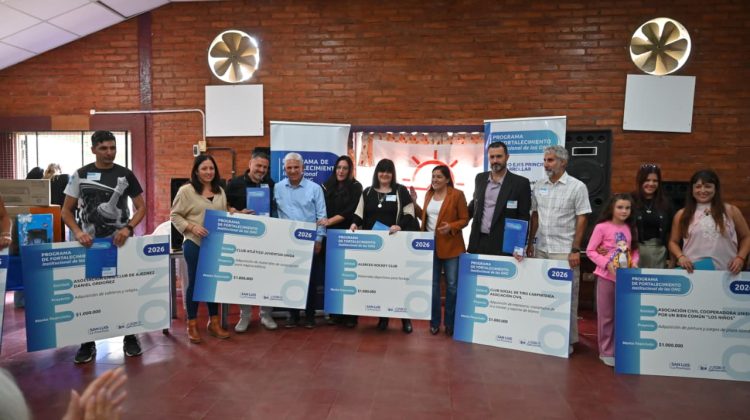 El Gobierno financiará otros 17 proyectos de ONG y ya superó los 1.100 en toda la provincia