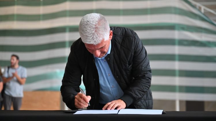 La Provincia terminará la obra del Polideportivo techado del Parque Recreativo en Villa de Merlo