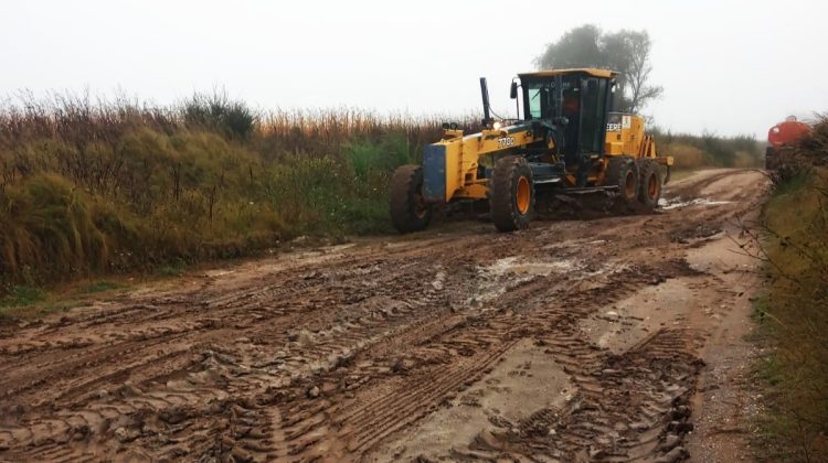 Vialidad Provincial despliega maquinarias en rutas provinciales de distintos departamentos