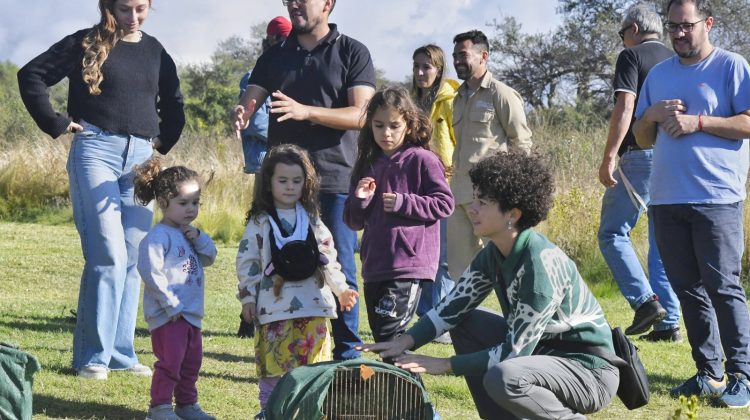 Realizaron una liberación de aves en la Reserva Florofaunística La Florida