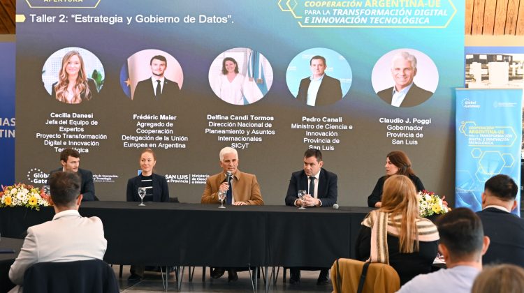 Poggi encabezó la apertura del taller de ‘Estrategia y Gobierno de Datos’