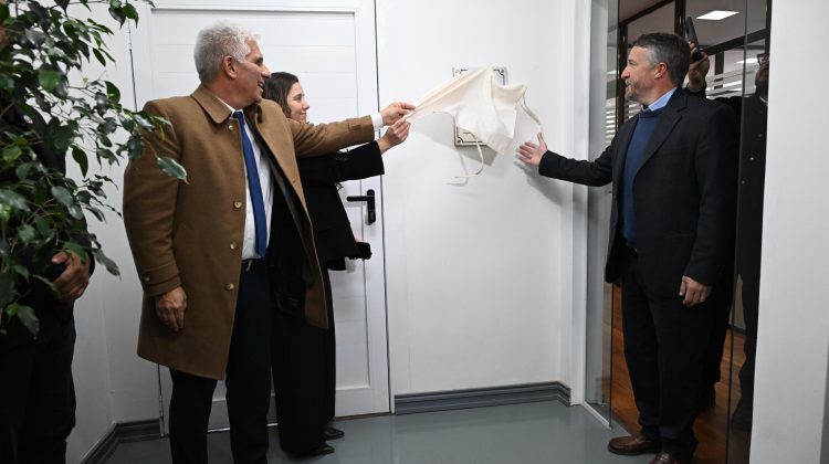 Poggi acompañó la inauguración del nuevo Data Center de Edesal