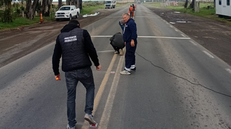 Mejoran la señalización vial en el puesto de control de Cosafi