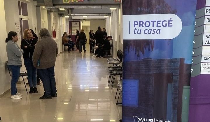 En dos jornadas, se realizaron 69 trámites de protección de vivienda en Villa Mercedes
