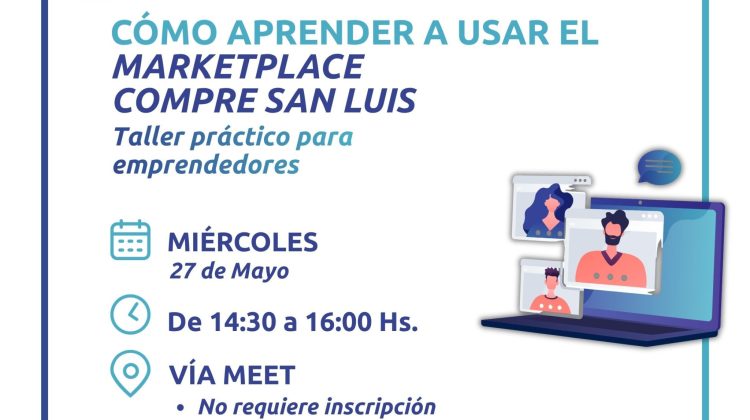 Brindarán una nueva capacitación para el uso del marketplace ‘Compre San Luis’