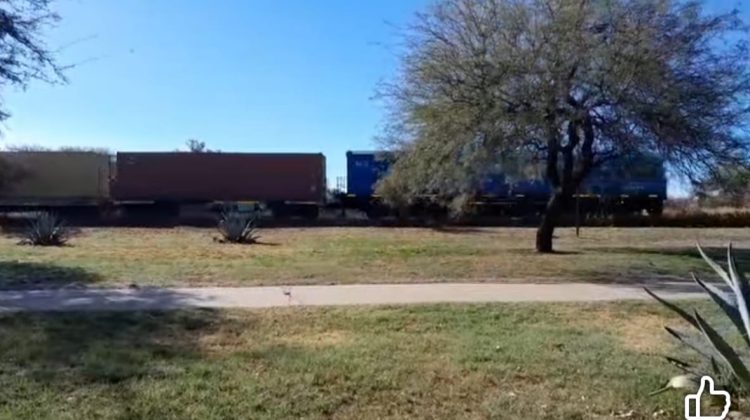 Un tren con 44 vagones partió desde la ZAL con producción regional para su exportación