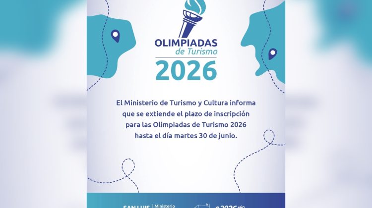 Se extendió la convocatoria para ser parte de las Olimpiadas de Turismo 2026