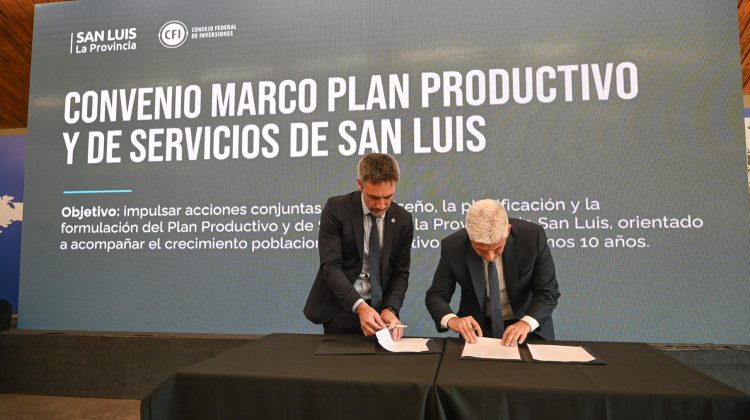 Junto al CFI y la CEPAL, la Provincia apuesta a un Plan Productivo y de Servicios