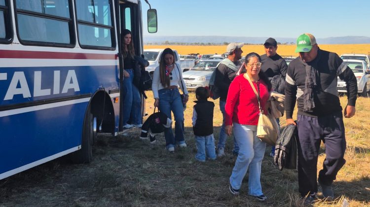 “Nos aseguramos que todos viajaran sentados y tranquilos para evitar accidentes”