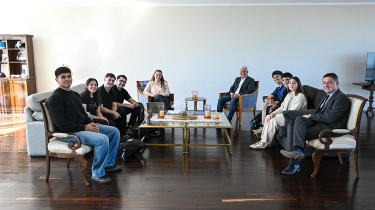 Poggi recibió a los coordinadores de la IX edición de ‘Lidera: Competencias Empresariales’