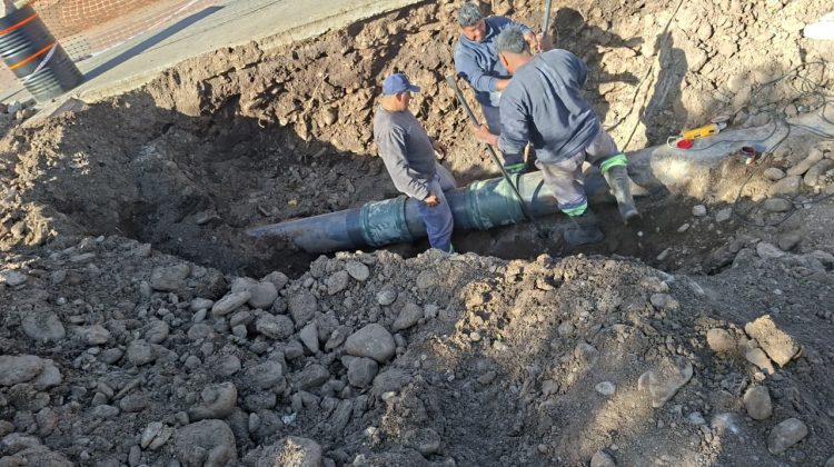 Repararon del acueducto de la Villa de Merlo entre las estaciones de bombeo III y IV