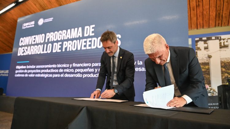 San Luis integrará el Programa de Desarrollo de Proveedores que brinda el CFI