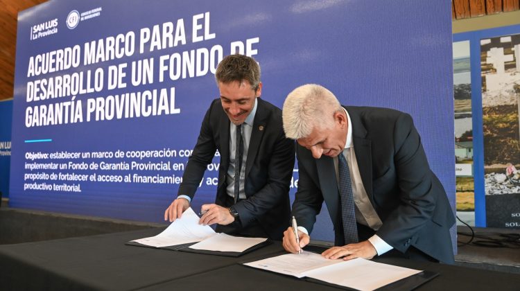 El CFI trabajará con el Gobierno para diseñar un Fondo de Garantía Provincial