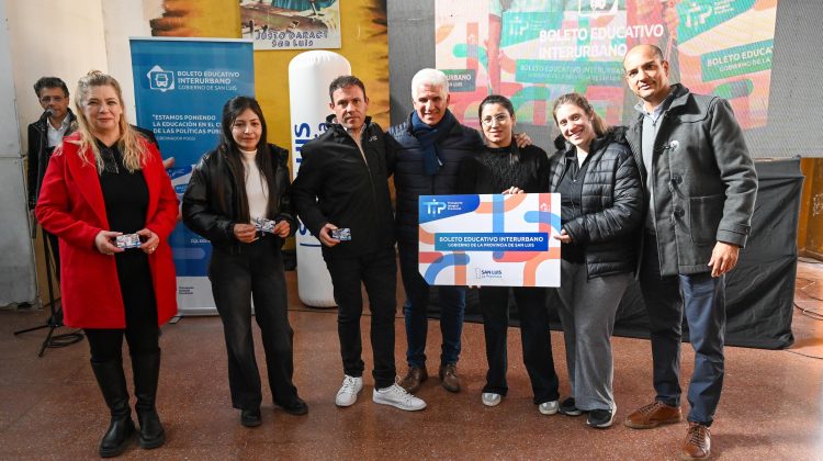 El Boleto Educativo Interurbano llegó a más docentes y alumnos del departamento Pedernera