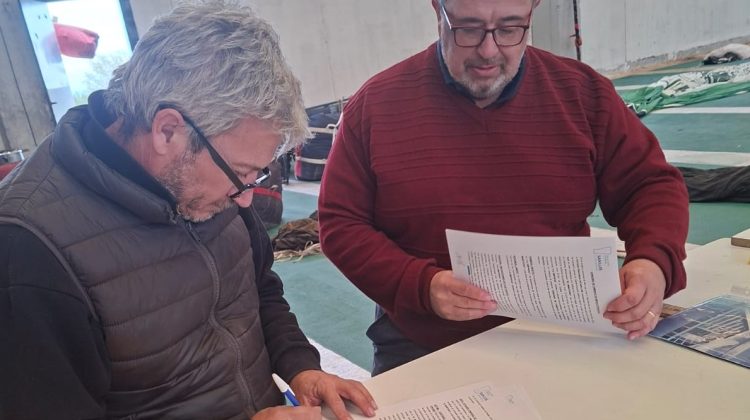 Tres empresas firmaron convenios para la inserción laboral de cinco beneficiarios