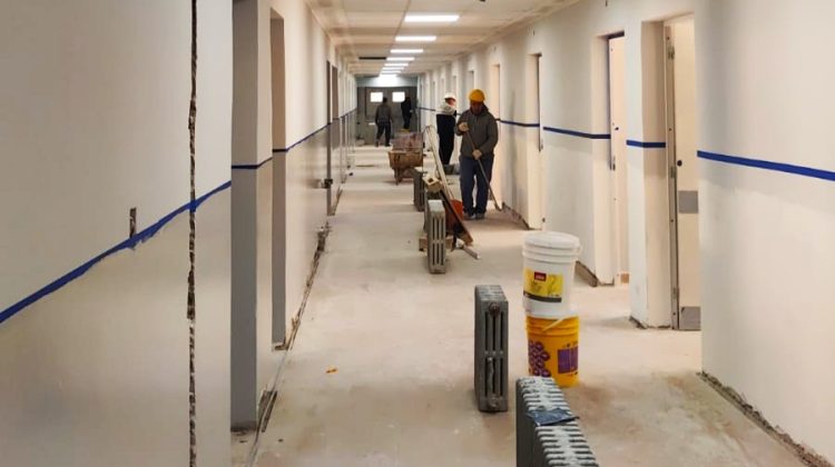 La reconstrucción del hospital ‘Juan Domingo Perón’ suma nuevos avances