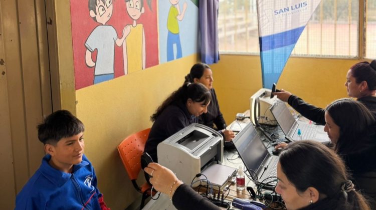 El ‘Registro civil cerca tuyo” llega al barrio La Ribera de Villa Mercedes