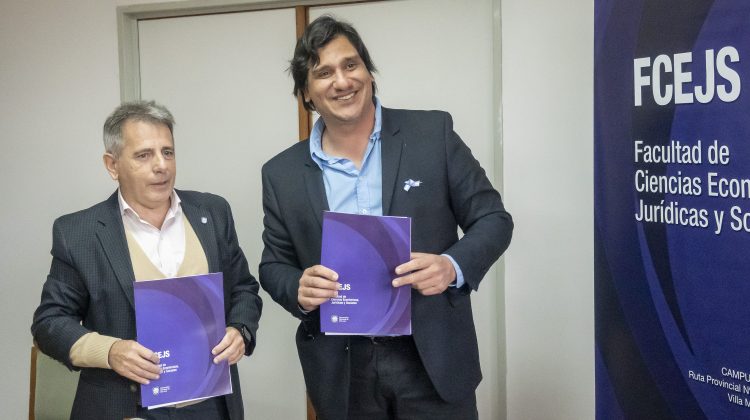 Alumnos de la UNSL harán prácticas preprofesionales en la secretaría de Personas con Discapacidad