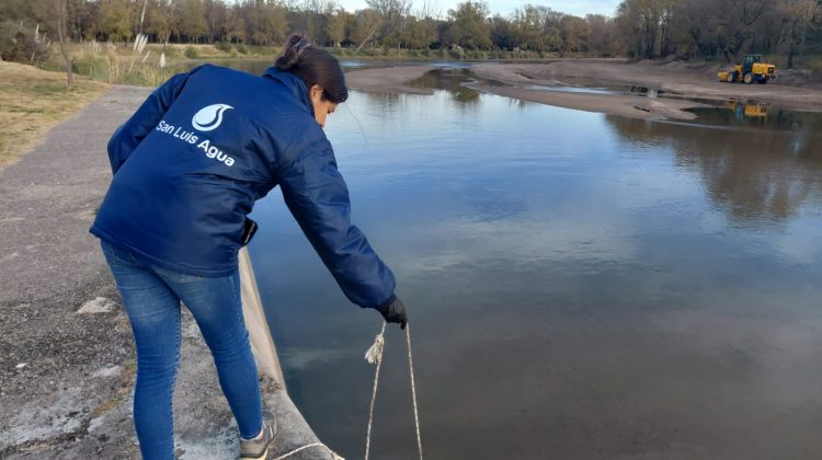 San Luis Agua extendió el Plan de Monitoreo de Calidad de Aguas a la cuenca del río Quinto