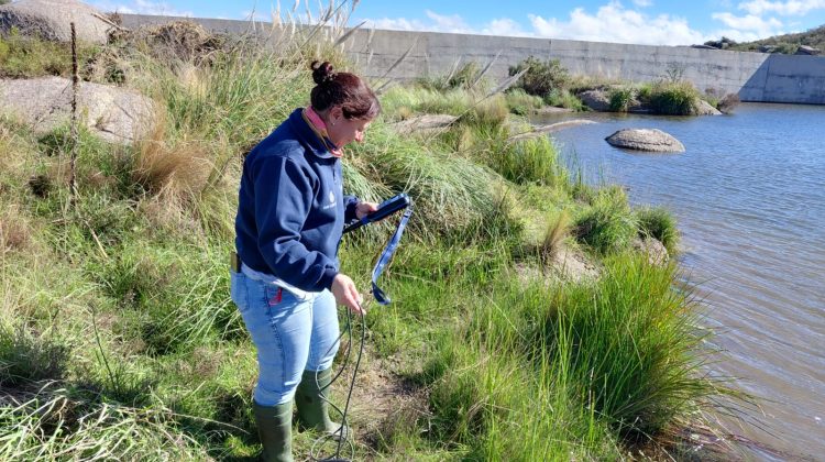 Inspeccionaron el agua cruda del acueducto San Martín