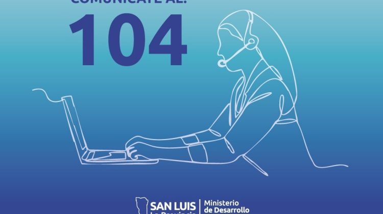 Línea 104: un canal directo que brinda asesoramiento y asistencia a víctimas de violencia 