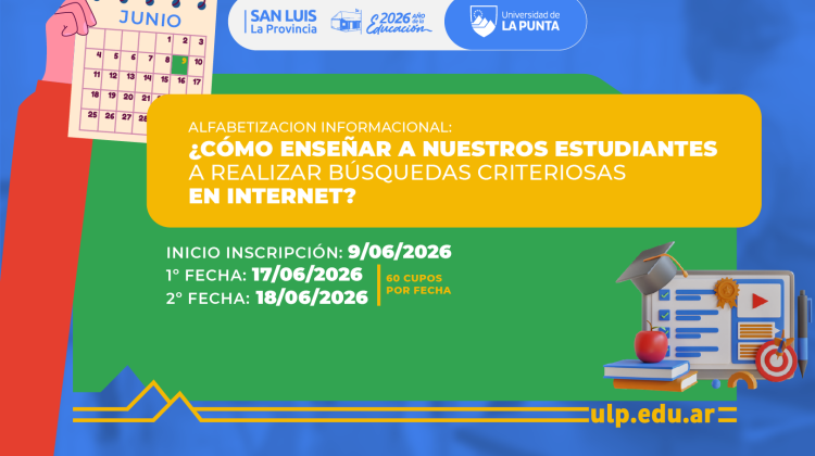 La ULP dictará una formación de alfabetización informacional sobre búsquedas en internet