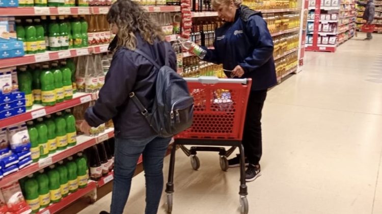 Defensa del Consumidor realizó controles en supermercados de la ciudad de San Luis
