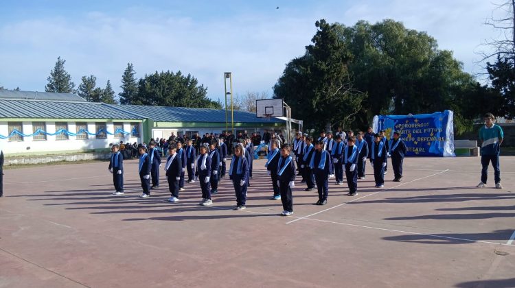 La Escuela ‘República de Chile’ inauguró un espacio al aire libre construido a través del Gobierno