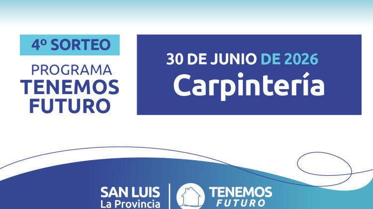 Carpintería: resultados del sorteo de viviendas de barrio