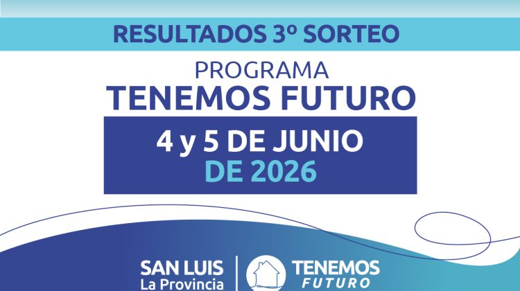 Consultá los resultados del tercer sorteo de ‘Tenemos Futuro’