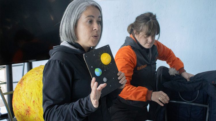 Estudiantes de ‘Ailén’ comenzaron un ciclo de talleres en la Universidad de La Punta
