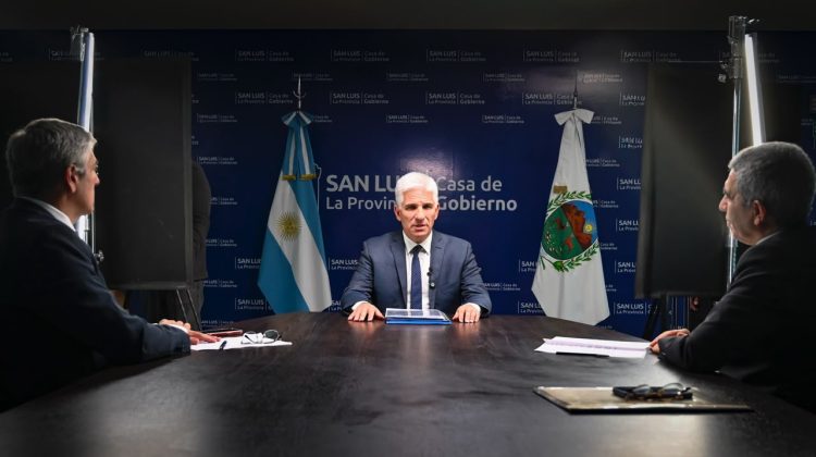 El Gobernador participará del programa ‘Especial Política’ por San Luis +