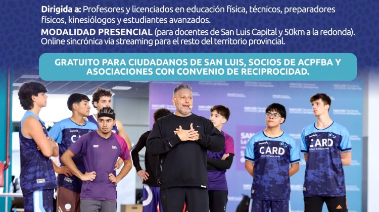 La provincia será anfitriona del 7º Seminario Internacional de Ciencias Aplicadas al Básquetbol