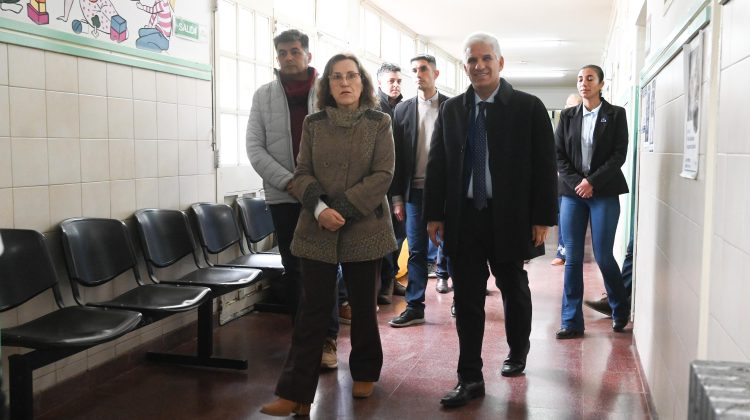 El Gobernador recorrió la obra de ampliación del CAPS ‘Eva Perón’