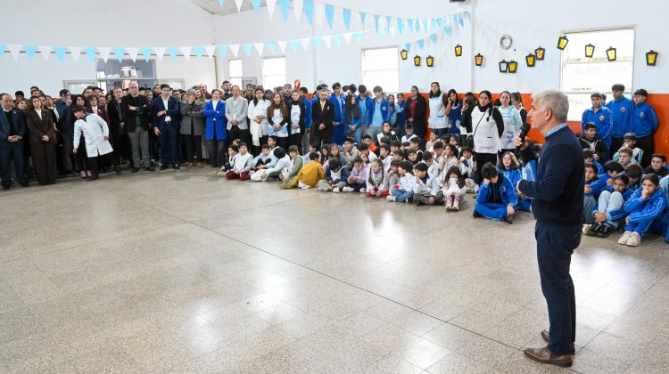 El Gobierno inauguró una obra que permitirá recuperar un 40% del agua en Cortaderas
