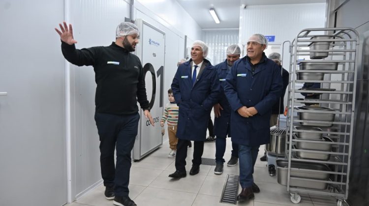 El Gobernador recorrió la empresa gastronómica Pantagruel y destacó su capacidad productiva