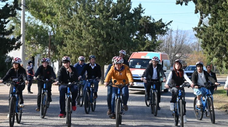Las TuBi llegaron a San Gerónimo y ya recorren las calles del pueblo